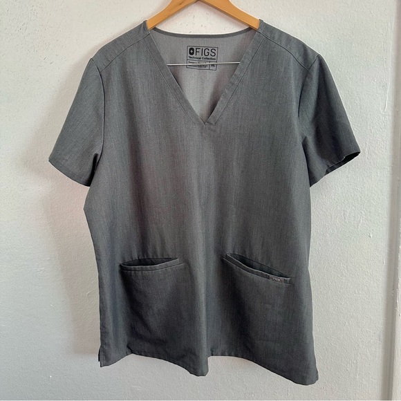 FIGS Casma Scrub Top Heather Gray 2XL Medical Uniform Healthcare - Picture 1 of 8